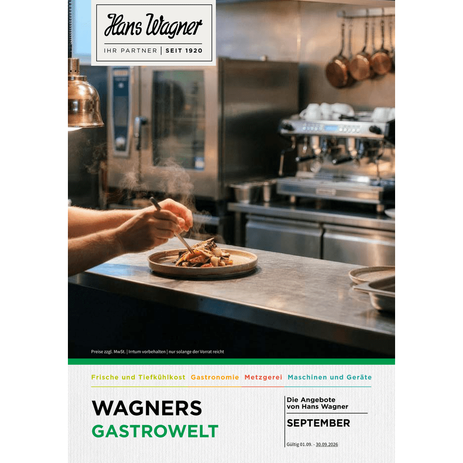Titelseite von Wagners Gastrowelt September 2026
