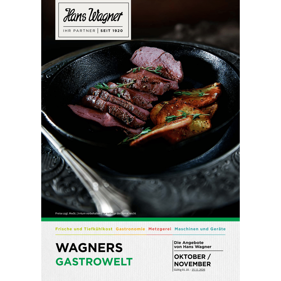 Titelseite von Wagners Gastrowelt Oktober / November 2026