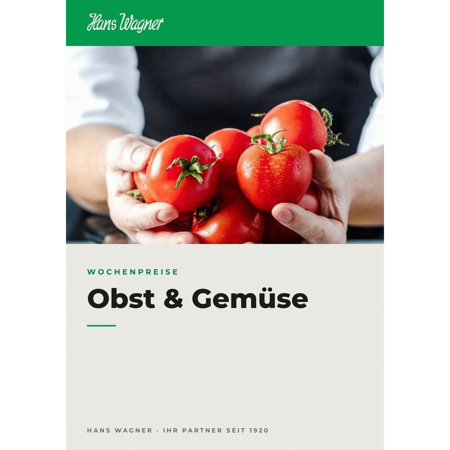 Titelkarte der Wochenpreisliste Obst und Gemüse