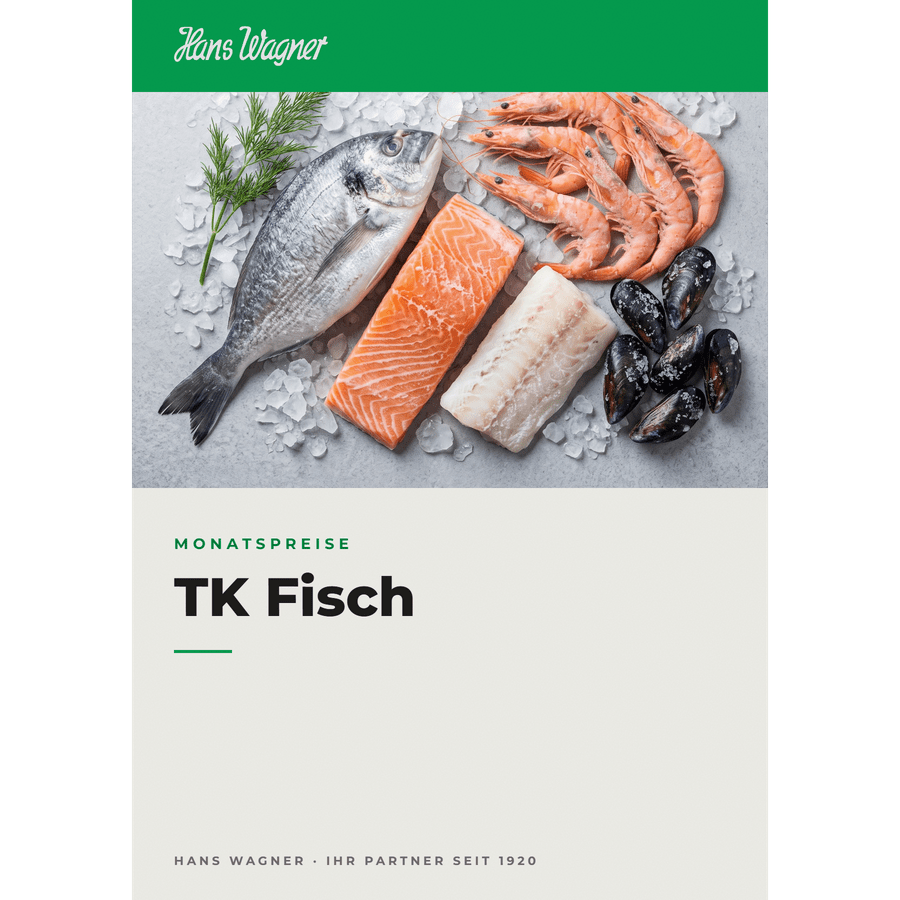 Titelkarte der Preisliste TK Fisch