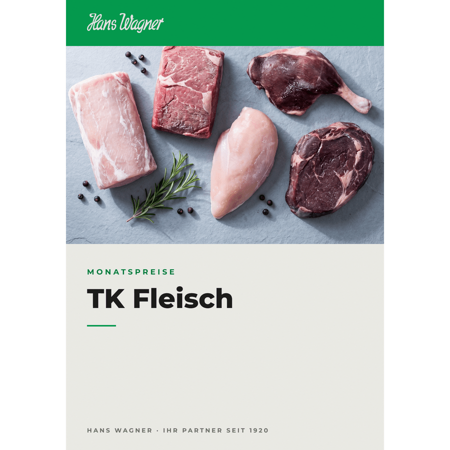 Titelkarte der Preisliste TK Fleisch